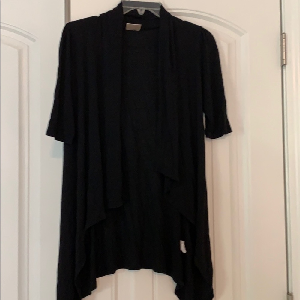 Black cardigan